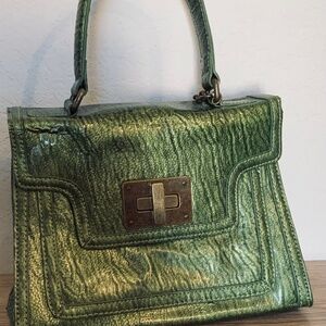 Vera Wang Leather Bag Green